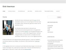 Tablet Screenshot of dickveerman.nl